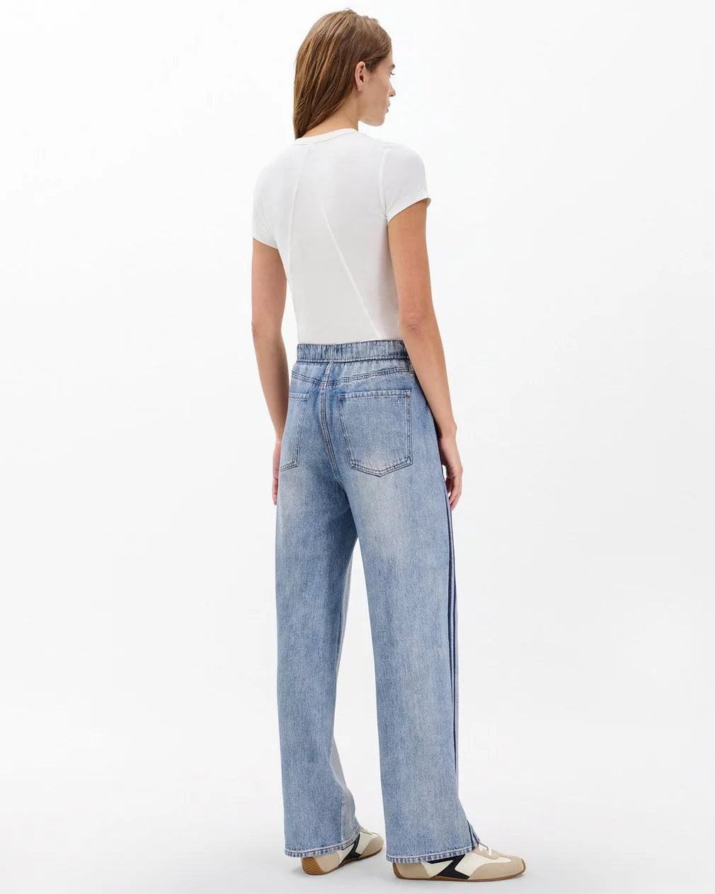 Two-Stripe Sweatpant Jeans